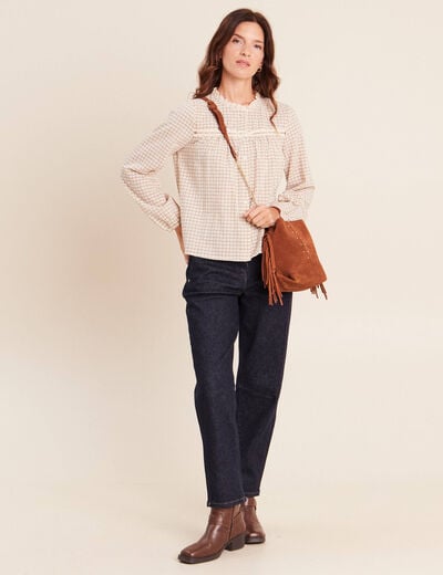 Jean denim brut femme