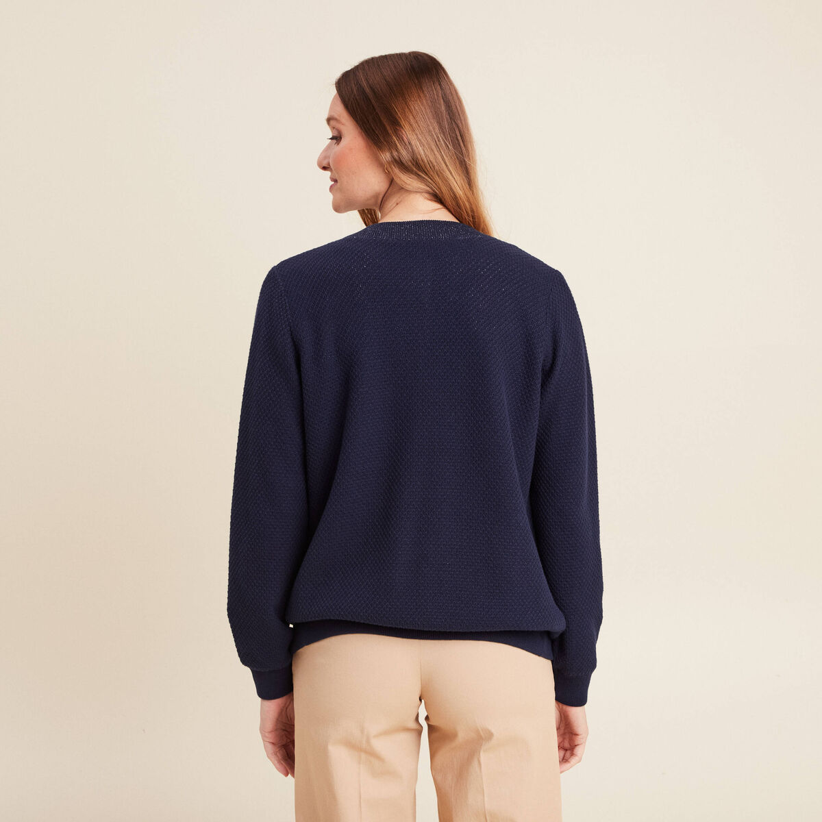 Gilet réversible esprit bomber beige femme
