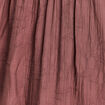 Robe &eacute;vas&eacute;e col v doubl&eacute;e marron fonc&eacute; femme