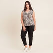 Blouse sans manches noir femme