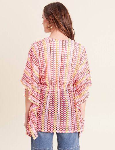 Kimono multicolore femme