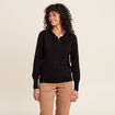 Pull manches longues noir femme