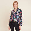Chemise manches longues noir femme