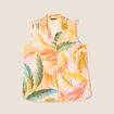 Chemise sans manches en coton multicolore femme