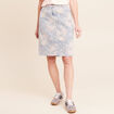 Jupe droite en jean taille standard rose femme