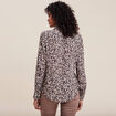 Chemise manches longues marron clair femme