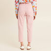 Jean carotte 7/8ème rose pastel femme