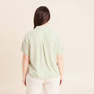 Chemise manches courtes blanc femme