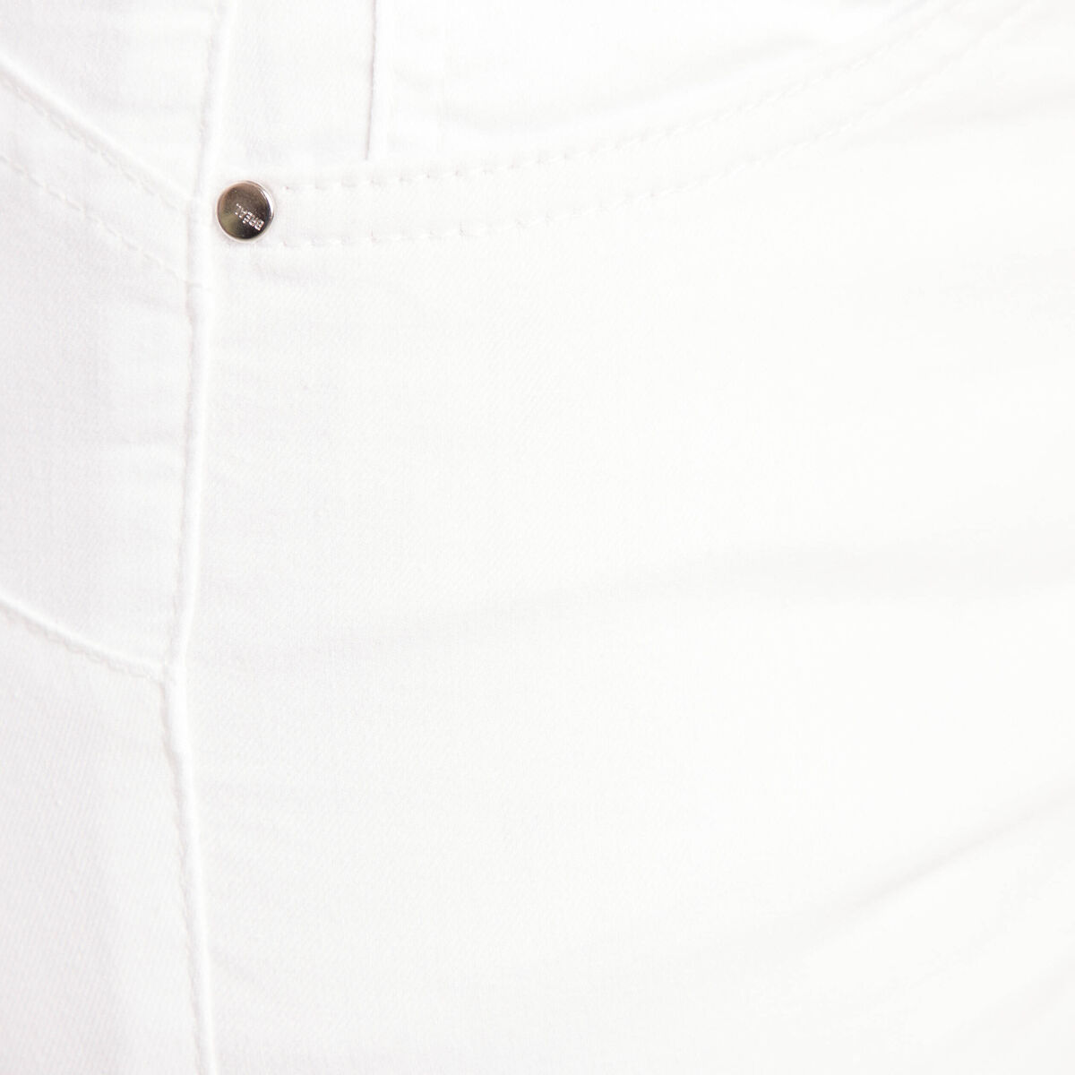 Pantalon léger taille standard long blanc femme