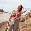 Blouse sans manches multicolore femme multicolore femme