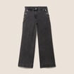 Jean denim gris femme