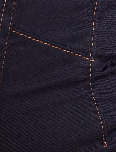 Jean magique Le L&eacute;ger coupe ajust&eacute;e long denim brut femme