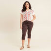 T-shirt manches courtes ecru femme