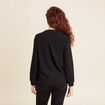 T-shirt manches longues noir femme