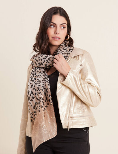 Foulard ecru femme
