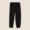 Pantalon balloon bas resserr&eacute; noir femme