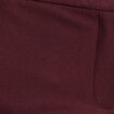 Pantalon chino ajusté 7/8ème bordeaux femme
