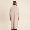 Gilet manches longues avec poches creme femme