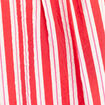 Chemise droite longue fluide col chemise rouge femme