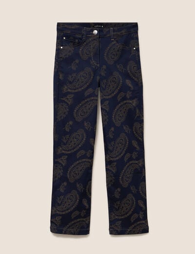 Pantalon magique Le L&eacute;ger coupe droite beige femme