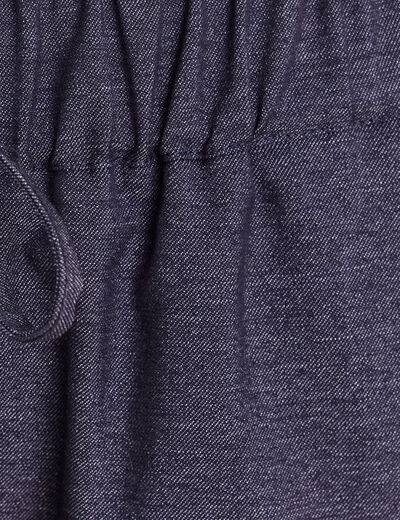 Jean boyfriend 7/8&egrave;me fluide denim brut femme
