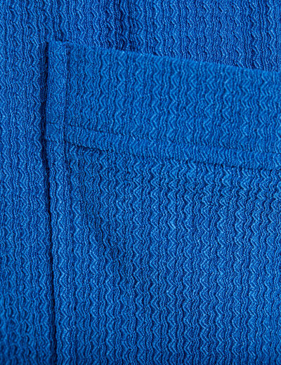 Jupe longue fourreau bleu electrique femme