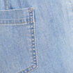 Pantalon jogpant 7/8ème en coton denim double stone femme
