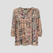 Blouse manches 3/4 creme femme
