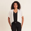 Gilet manches courtes couleur or femme