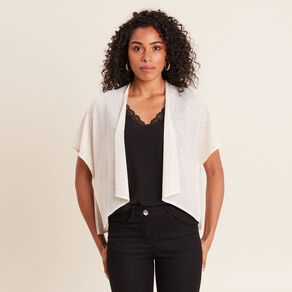 Gilet manches courtes couleur or femme
