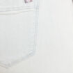 Pantalon jogpant 7/8ème en coton denim bleach femme
