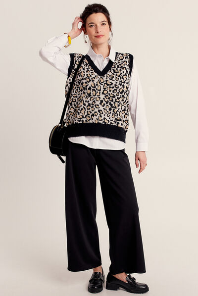 Chemise manches longues ecru femme