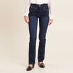 Jean droit denim brut femme