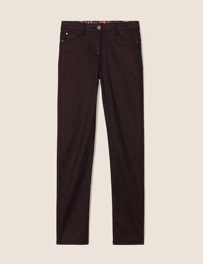 Pantalon magique ajusté noir femme
