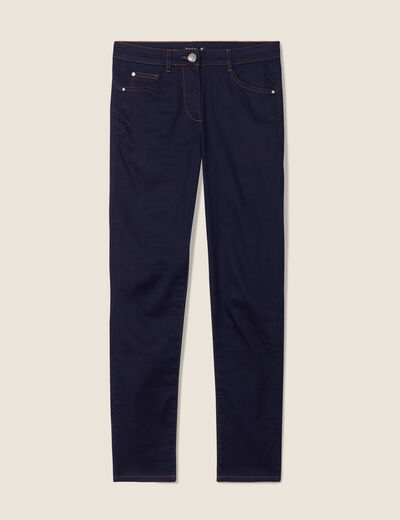 Jean magique Le L&eacute;ger coupe ajust&eacute;e denim brut femme