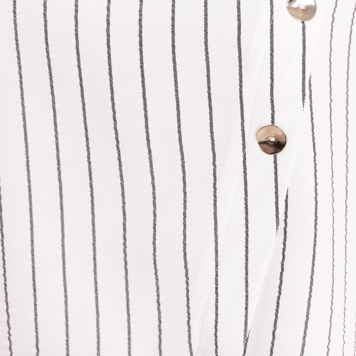 Blouse droite courte sans manches gris fonc&eacute; femme
