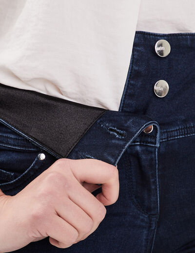 Jean magique Le Gainant coupe ajust&eacute;e denim brut femme