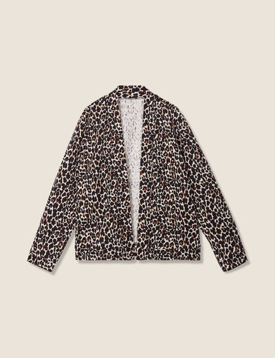 Veste droite matelassée noir femme