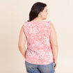 D&eacute;bardeur d&eacute;tails de volants orange corail femme
