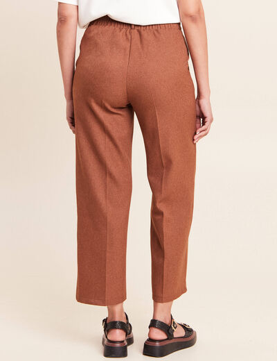 Pantalon camel femme