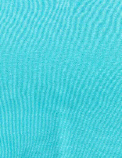 T-shirt manches courtes vert turquoise femme