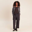 Pantalon gris femme