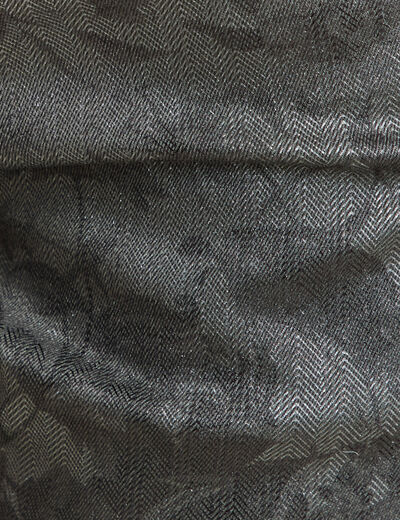 Pantalon taille bascul&eacute;e vert femme