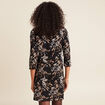 Robe droite réversible noir femme