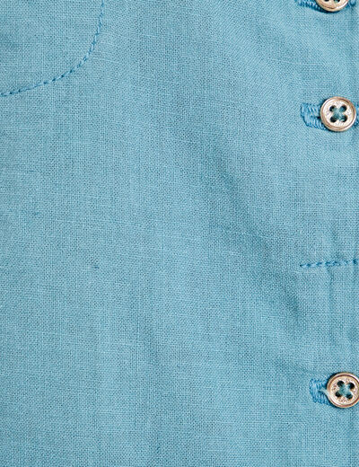 Chemise manches longues bleu gris femme