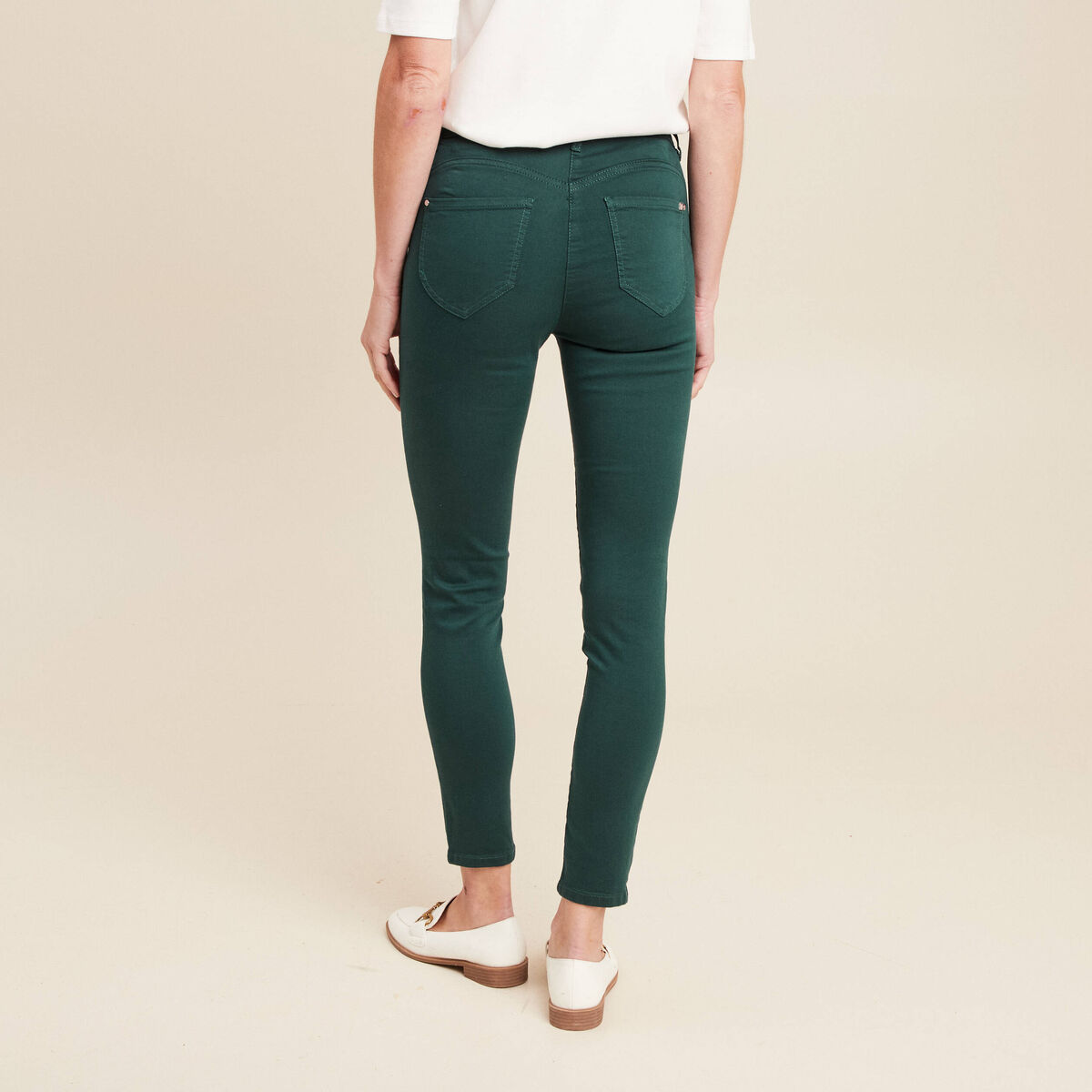 Pantalon magique Le L&eacute;ger coupe ajust&eacute;e vert fonc&eacute; femme