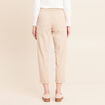 Jean coupe mom 7/8&egrave;me denim beige femme