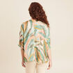 Veste esprit kimono multicolore femme