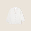 Chemise manches 3/4 ecru femme
