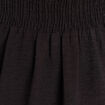 Robe longue &eacute;vas&eacute;e col v manches coudes noir femme